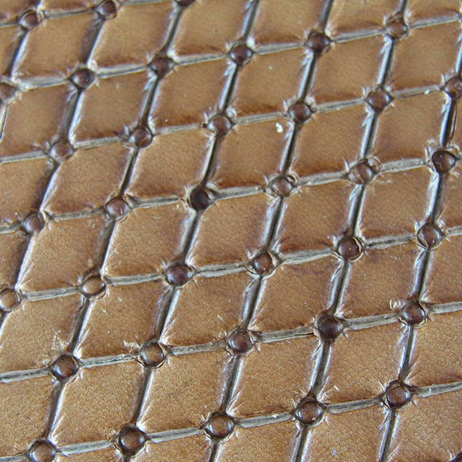 Small Tufted/Quilted Pattern Leather Stamp, Stainless Steel Leather Stamping Tool, Zhong Jiang Leathercraft Stamp