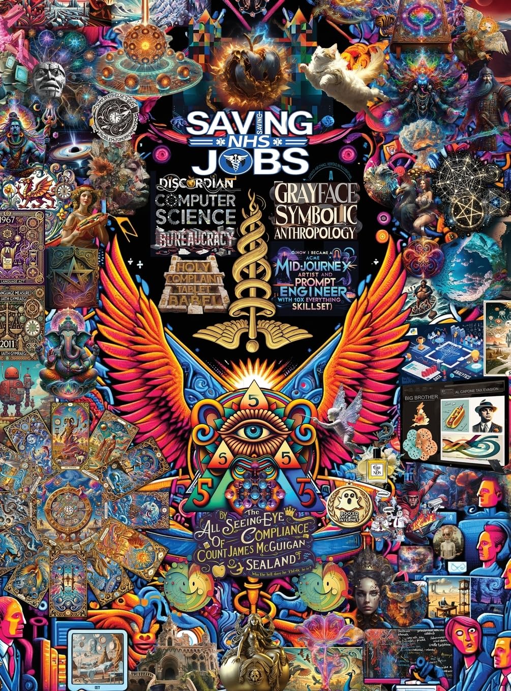 Saving NHS Jobs: Discordian Computer Science Bureaucracy - Grayface Symbolic Anthropology - Holy Complaint Tablet of Babel (or how I became a ... Engineer with the 10x Everything skillset)