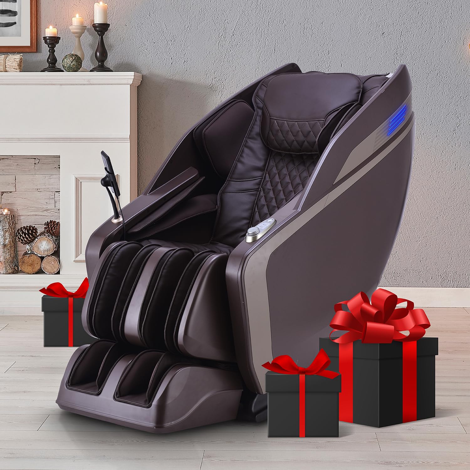 Osaki Ai Monarch LE Full Body Sonic Massage 3D Massage Mechanism Body Scan Hand Reflexology Brown