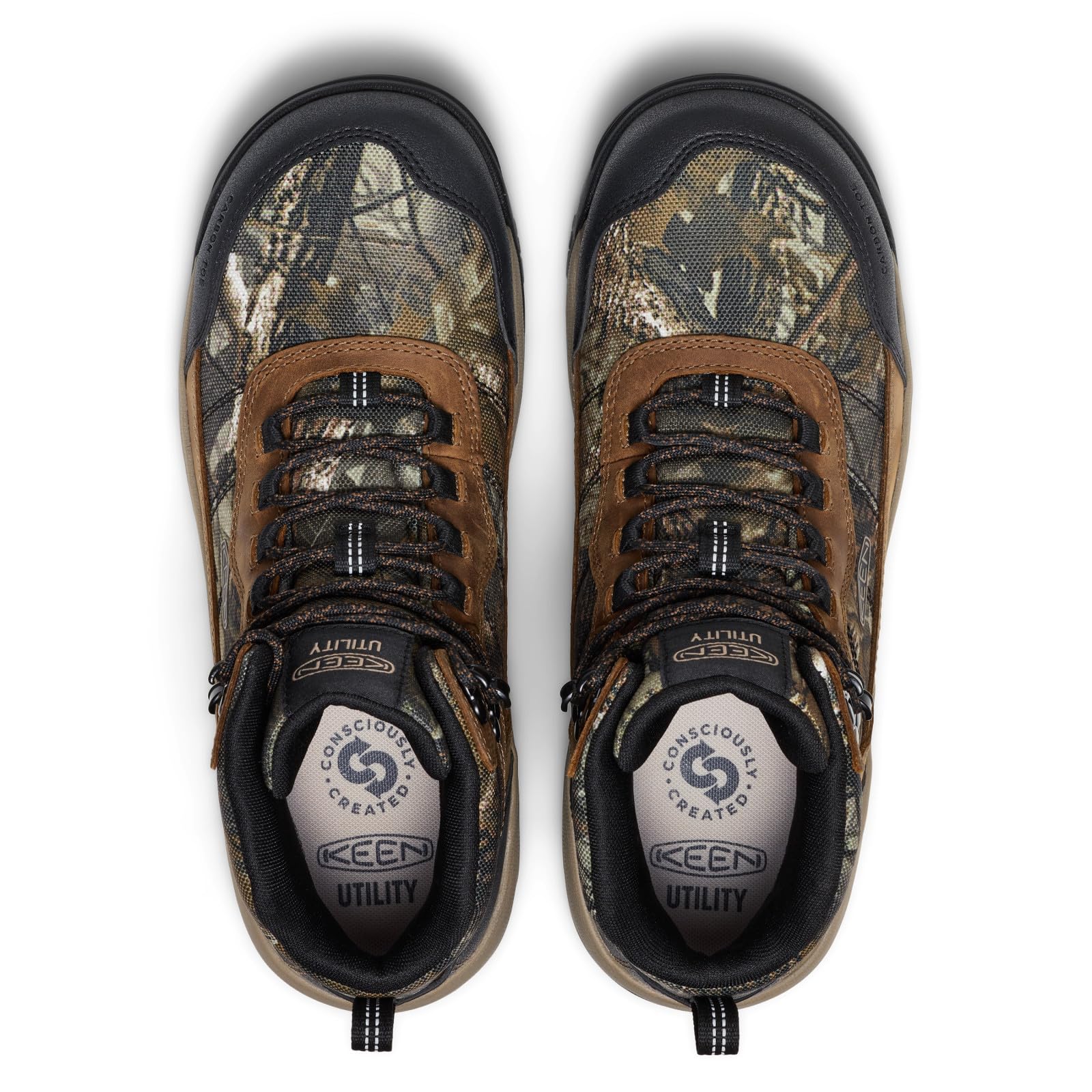 KEEN Utility Mens Skokie Hiker Style Mid Height Composite Toe 90 Degree Waterproof Work Boots product thumbnail 7