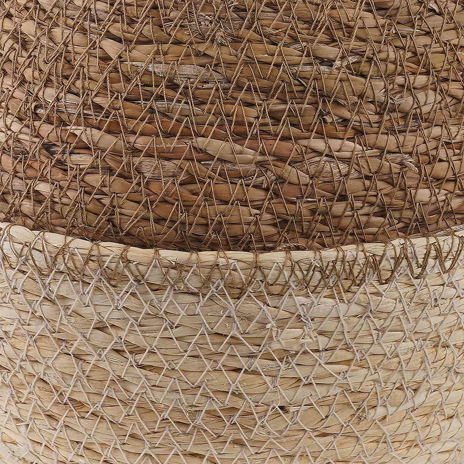 Pflanzgefäß, Seegras, Weiß, Ø 22 x 20 cm
