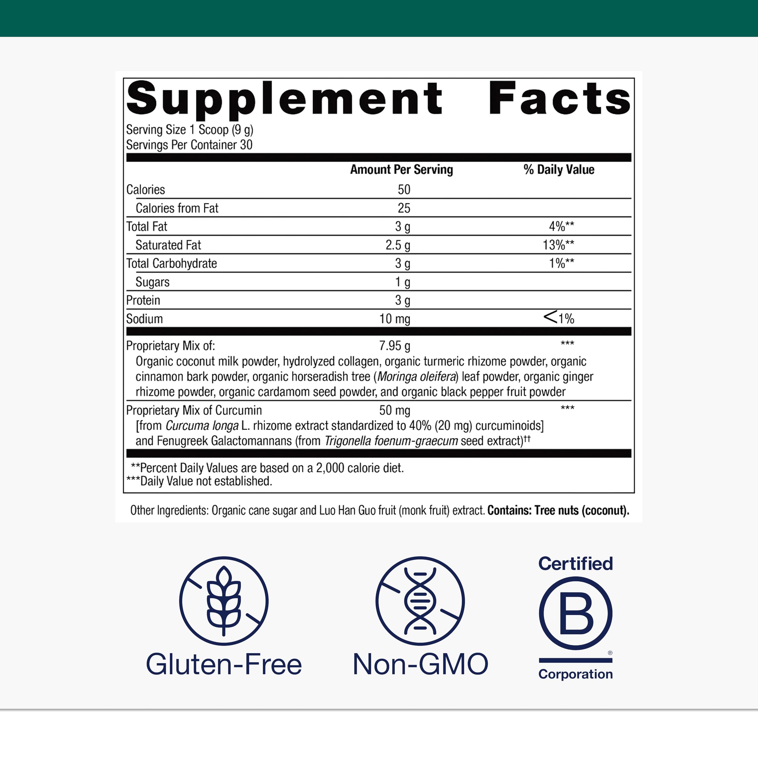 Metagenics Golden Fusion Turmeric Curcumin & Collagen Peptides, 30 Servings — Amazon image 4