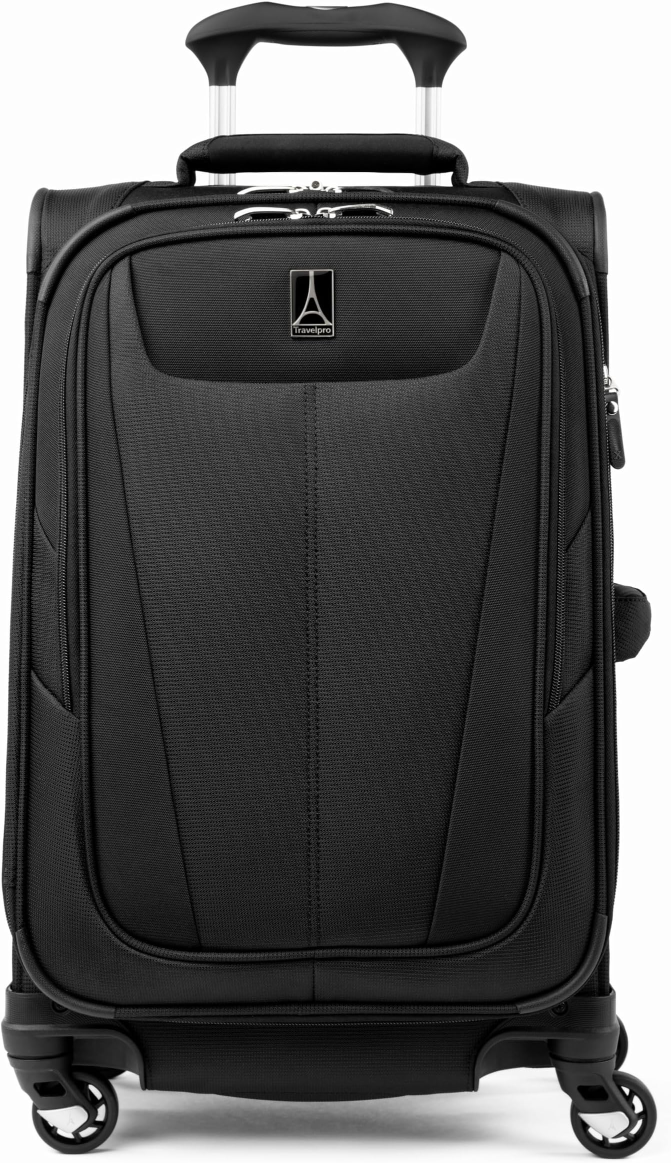 Luggage Maxlite 5 21" Lightweight Expandable Carry-on Spinner Suitcase, Black