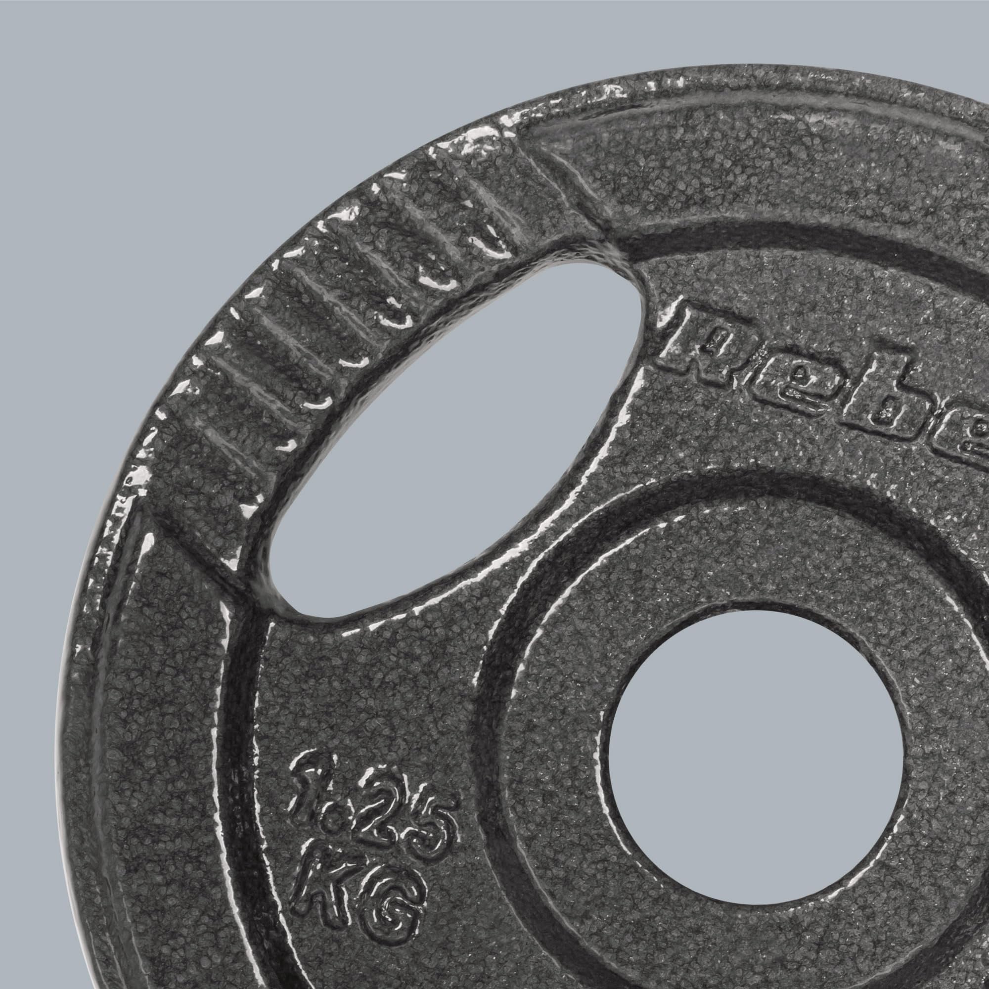 Rebel Zestaw Obciążeń Żeliwnych 4x1.25kg Otwór 31mm Talerz z Uchwytami RBA-2132