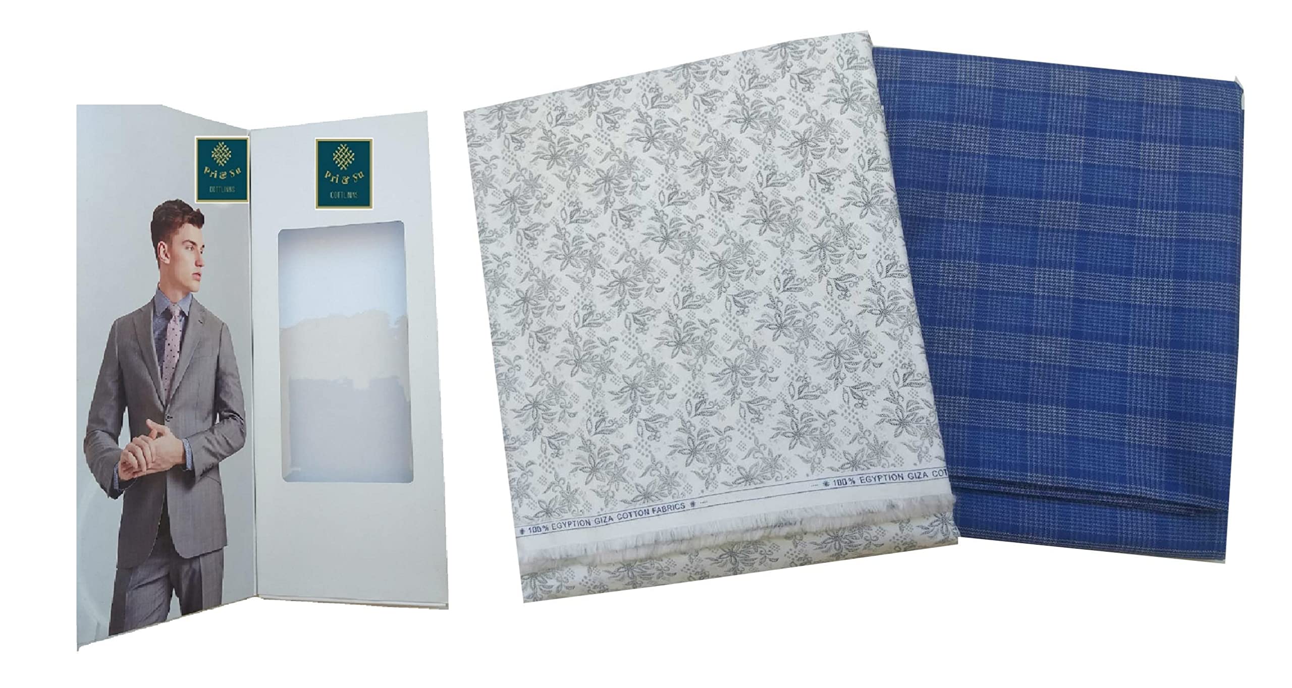 Pri & Su CottLinns Combo of Cotton Shirt 300023 & Trouser 900110-picture-36