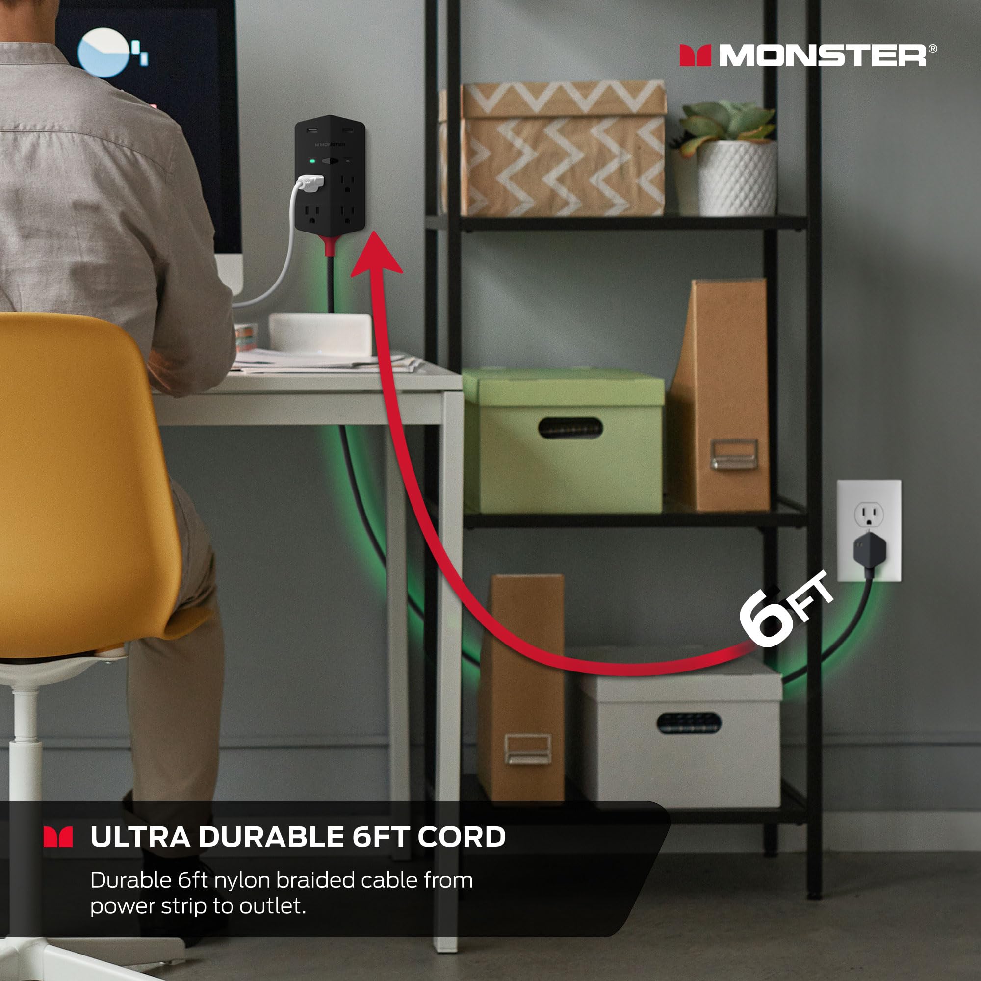 Snapklik.com : Monster Power Shield XL Surge Protector