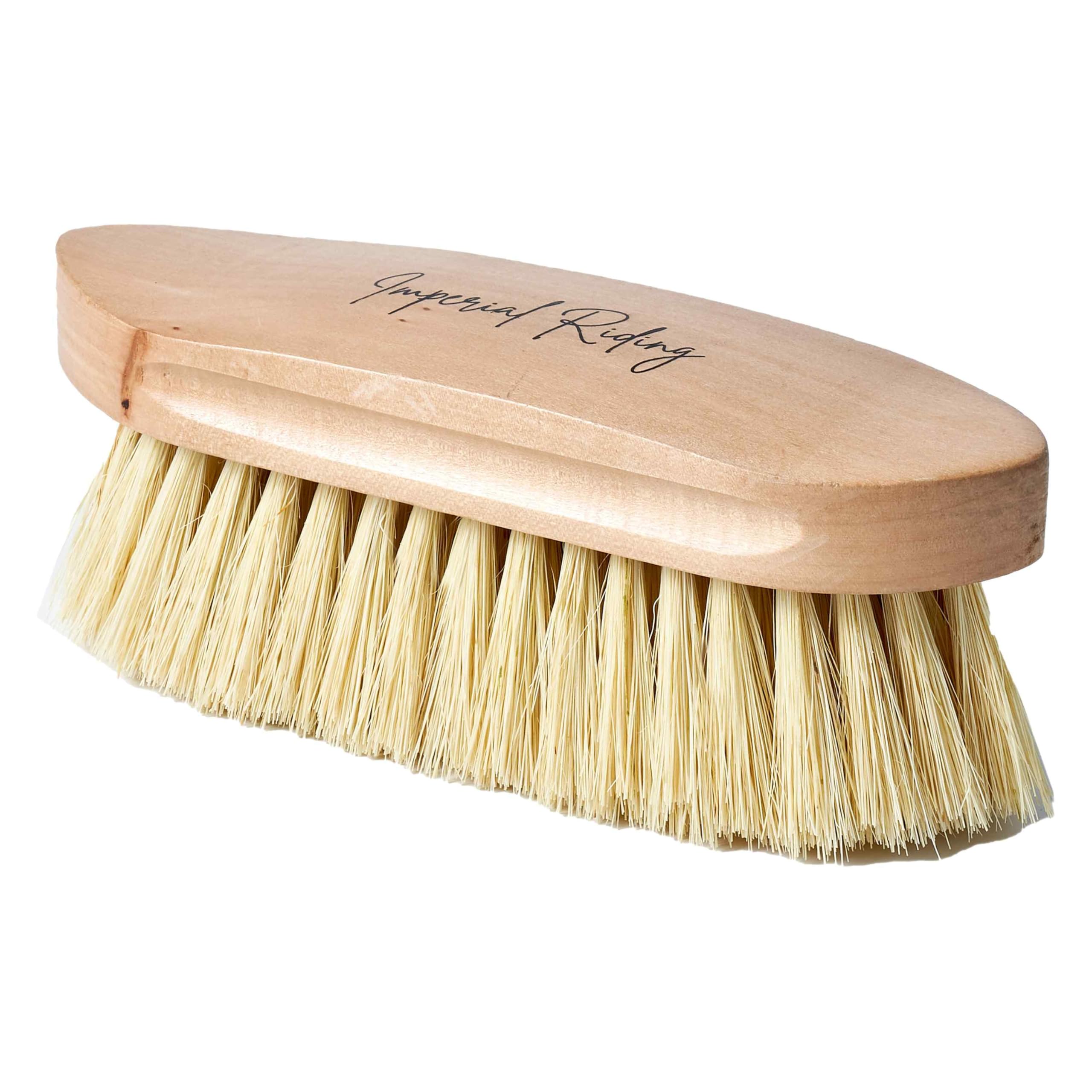 Imperial Riding IRH Natural Dandy Brush Sustainable Dandy Brush with Vegetable Tampico Fibres, Robust Fur Cleaning Made from Natural Materials for Horses