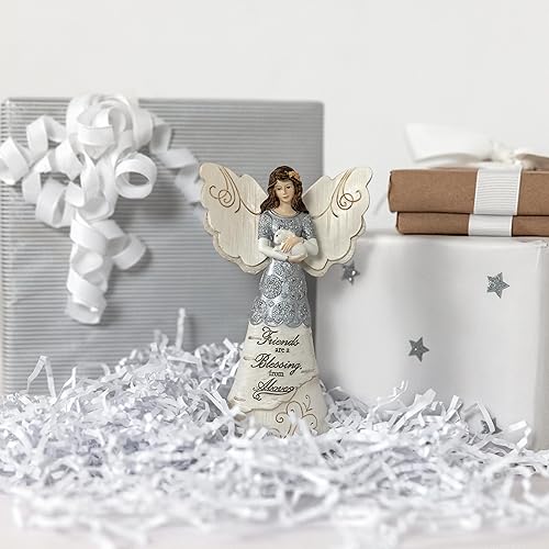 Vista 194 de Pavilion Gift Company Elements Daughter - Figura de ángel guardián, 6 pulgadas, color rojo