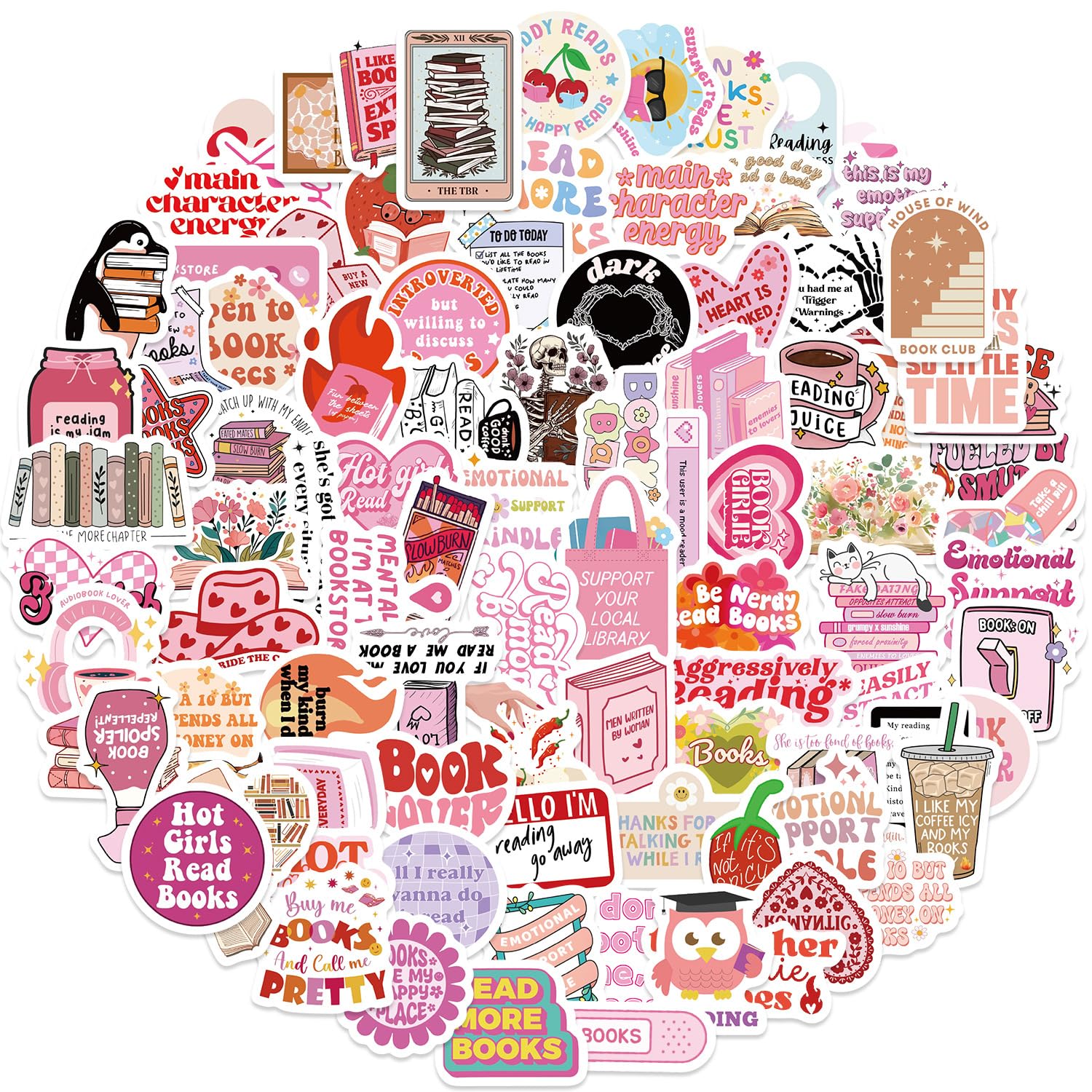 Book Stickers 100 Pcs