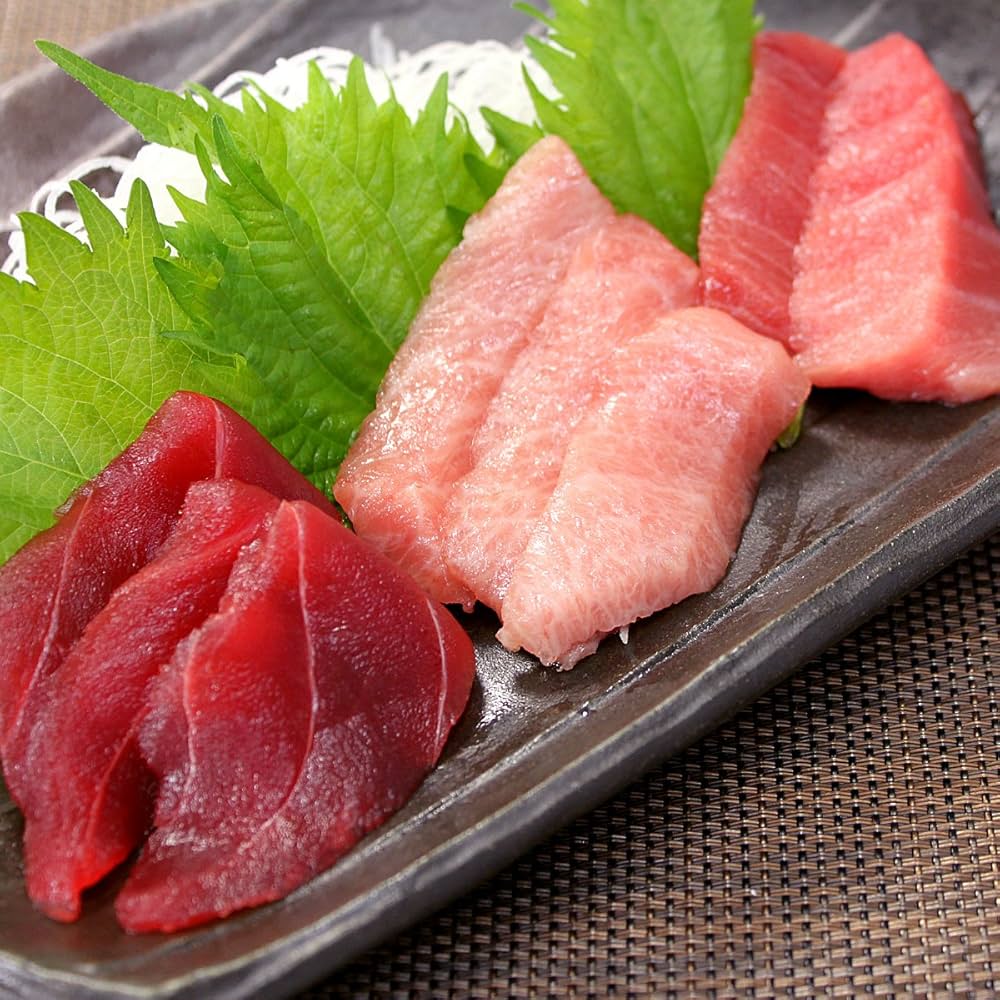 Amazon.co.jp: まぐろ処一条 本マグロ3種セット 約500g(大トロ