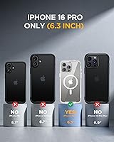 Vista 207 de Miracase Funda magnética para iPhone 14 de 6.1 pulgadas, protector de pantalla de vidrio templado integrado + protector de lente, compatible