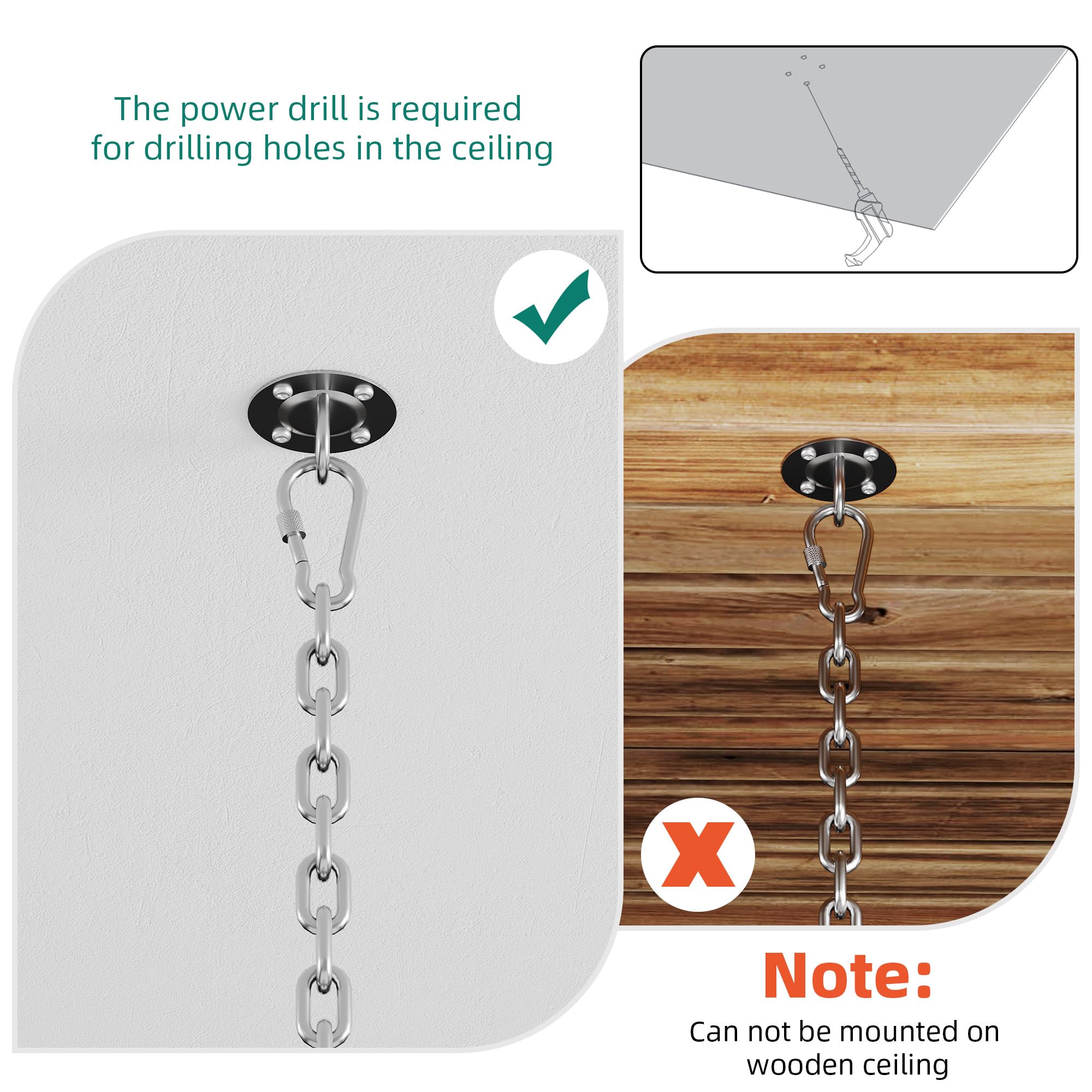 YITAHOME Hamaca colgante sin estructura, mecedora de ratán con cojín lavable, capacidad de carga de 160 kg, silla colgante plegable para terraza, jardín, dormitorio y balcón, color gris