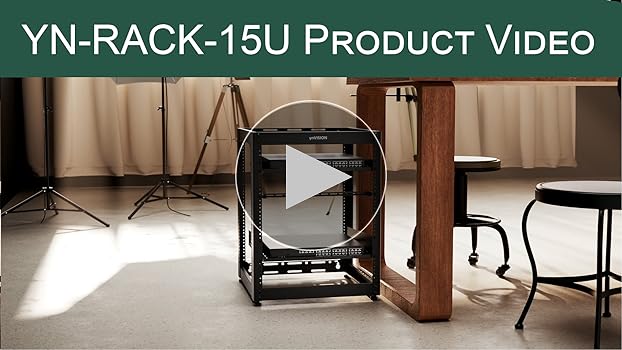 Amazon.com: ynVISION.DESIGN 15U Server Rack - Floor Stand or