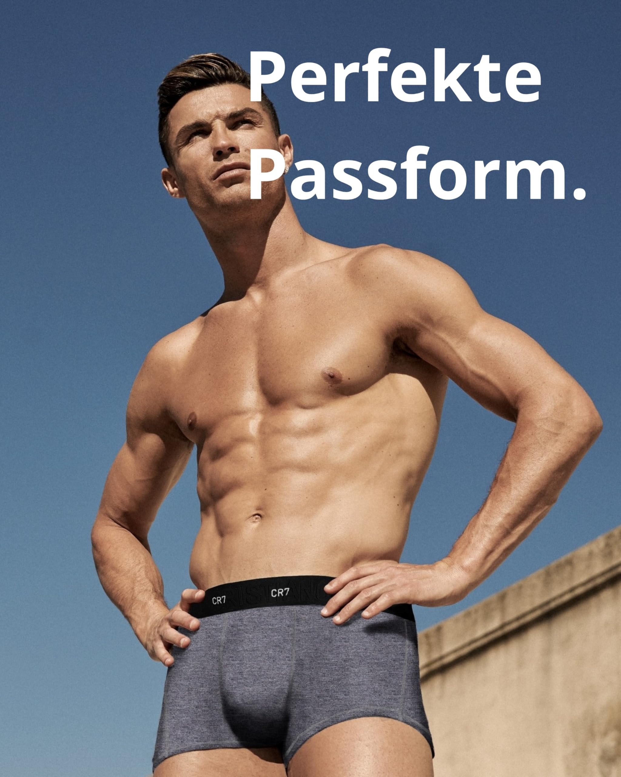 CR7 Boxershorts Herren Baumwolle (8er Pack) Unterhosen Herren von Cristiano Ronaldo