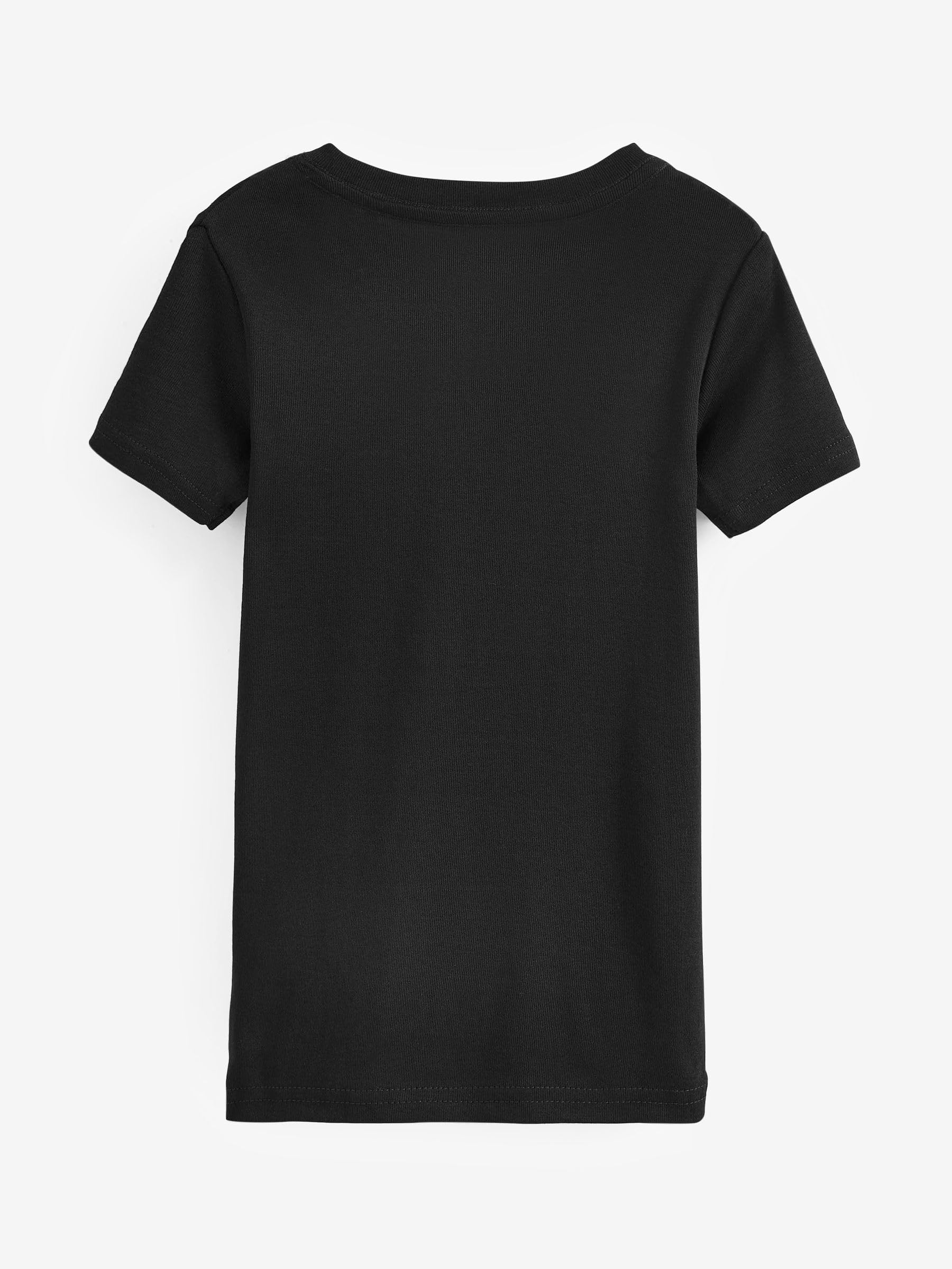 NEXT Niños Pack de 3 Camisetas de Manga Corta 100% algodón Negro 18 Meses-24 Meses