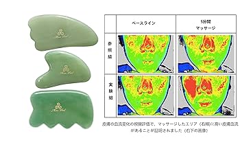 Amazon | 美顔カッサプレート 天然石gua sha かっさフェイス