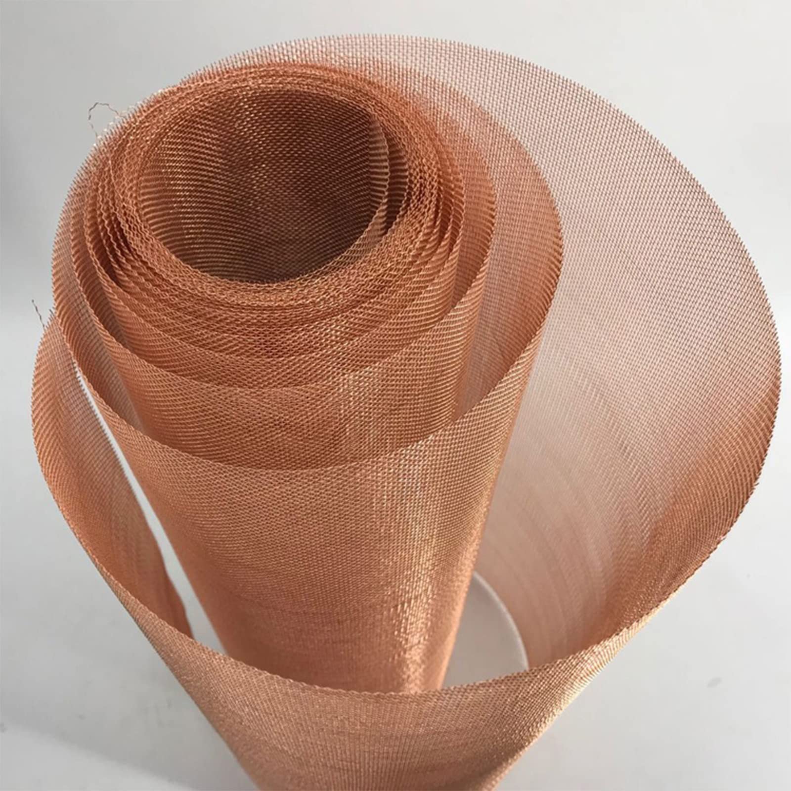 Lffh 200 Mesh Copper Mesh, 10-200Mesh Metal Mesh Fabric Vent Screen Mesh Filtration Cloth Copper Mesh Sieve For Electromagnetic Signal Shielding (Color : Size : 1Mx1m)