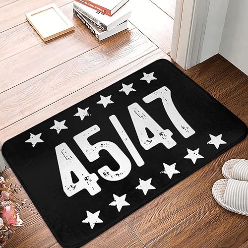 Miniatura 2 de ELODEK Trump 45 47 2024 - Felpudo grande de 24 x 16 pulgadas, tapete antideslizante para puerta de bienvenida, atrapador de suciedad, alfombra