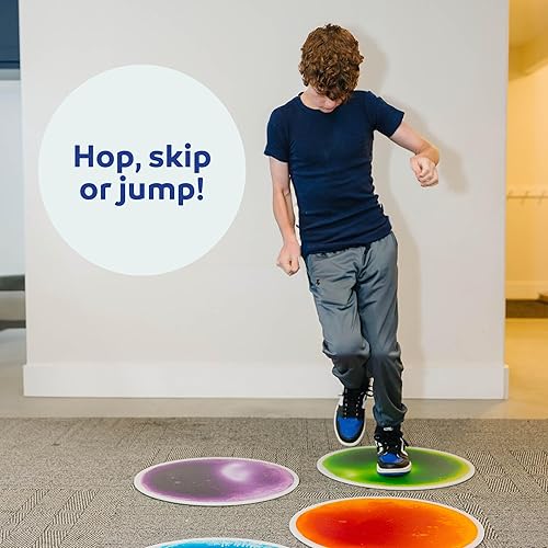 Miniatura 10 de Fun and Function Azulejos de gel  Almohadillas de gel sensoriales esponjosas grandes (20 x 20 pulgadas)  Alfombrillas de gel sensoriales para