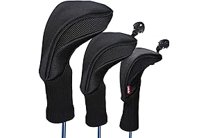 Black Golf Club Driver Head Covers