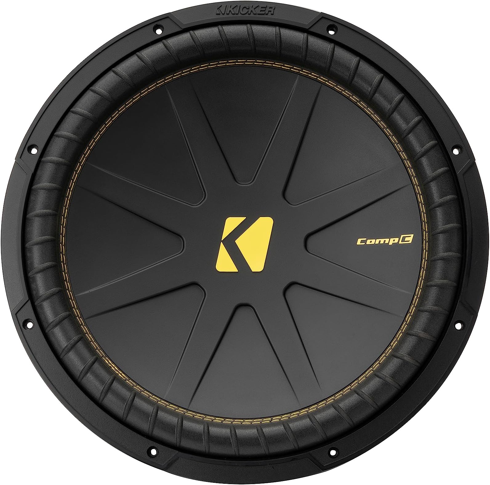 KICKER 50CWCD124 CompC 12" Subwoofer, Dual 4-Ohm