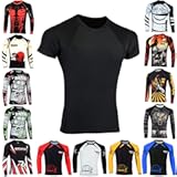 Roar BJJ Rash Guards MMA Grappling Jiu Jitsu Training No Gi Fight Wear Mens Compression Shirts