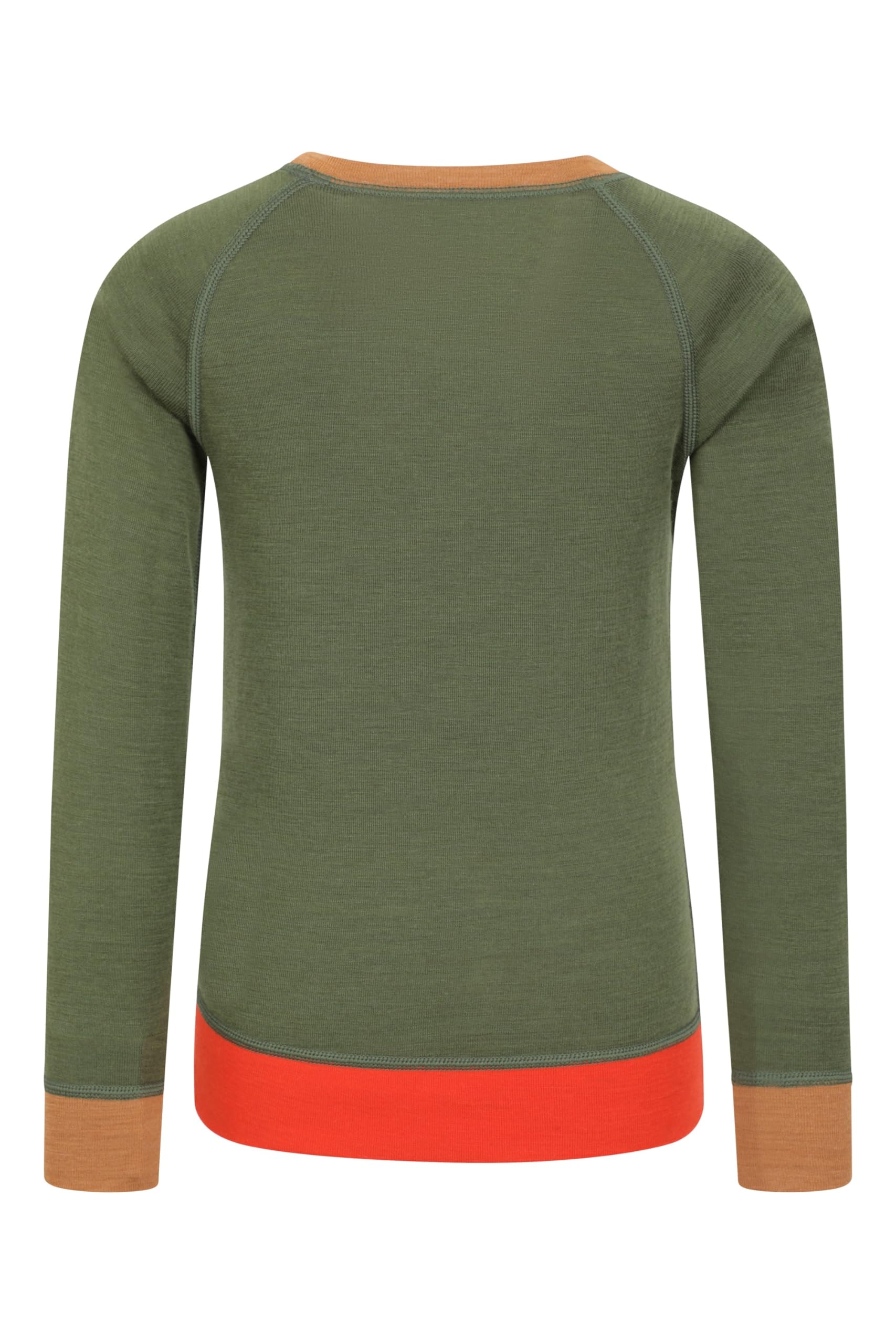 Mountain Warehouse Kinder Merino Colour Block Set - leicht, atmungsaktiv und feuchtigkeitsableitend für Jungen und Mädchen - ideal für Frühling, Sommer, Reisen, Camping