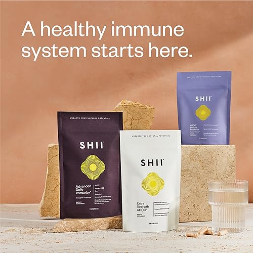 Miniatura 6 de SHII Suplemento avanzado de hongos para inmunidad diaria con vitamina D3, vitamina C y zinc, apoya un sistema inmunológico saludable, vegano, sin