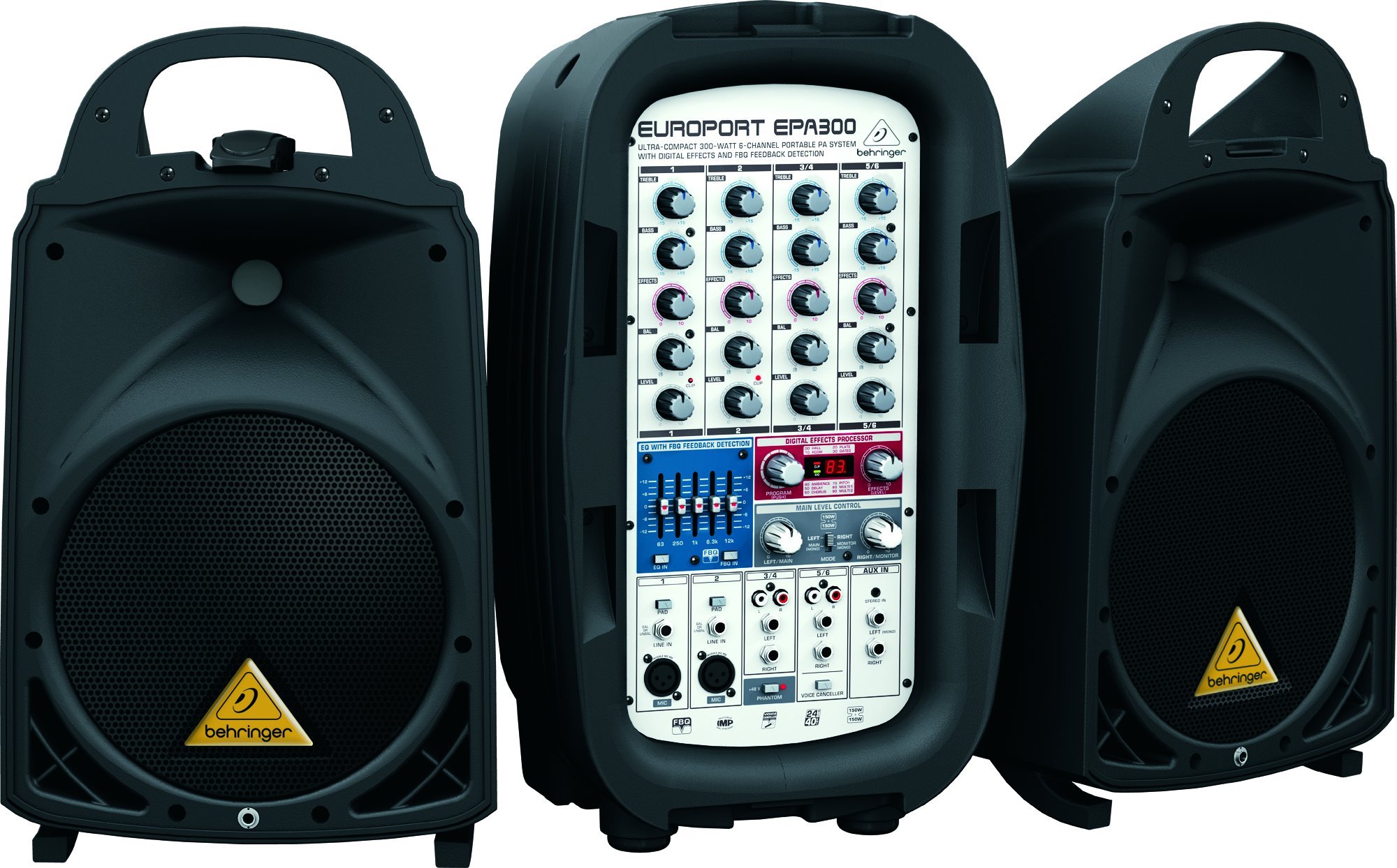 Behringer Europort EPA300 Ultra-Compact 300-Watt 6-Channel