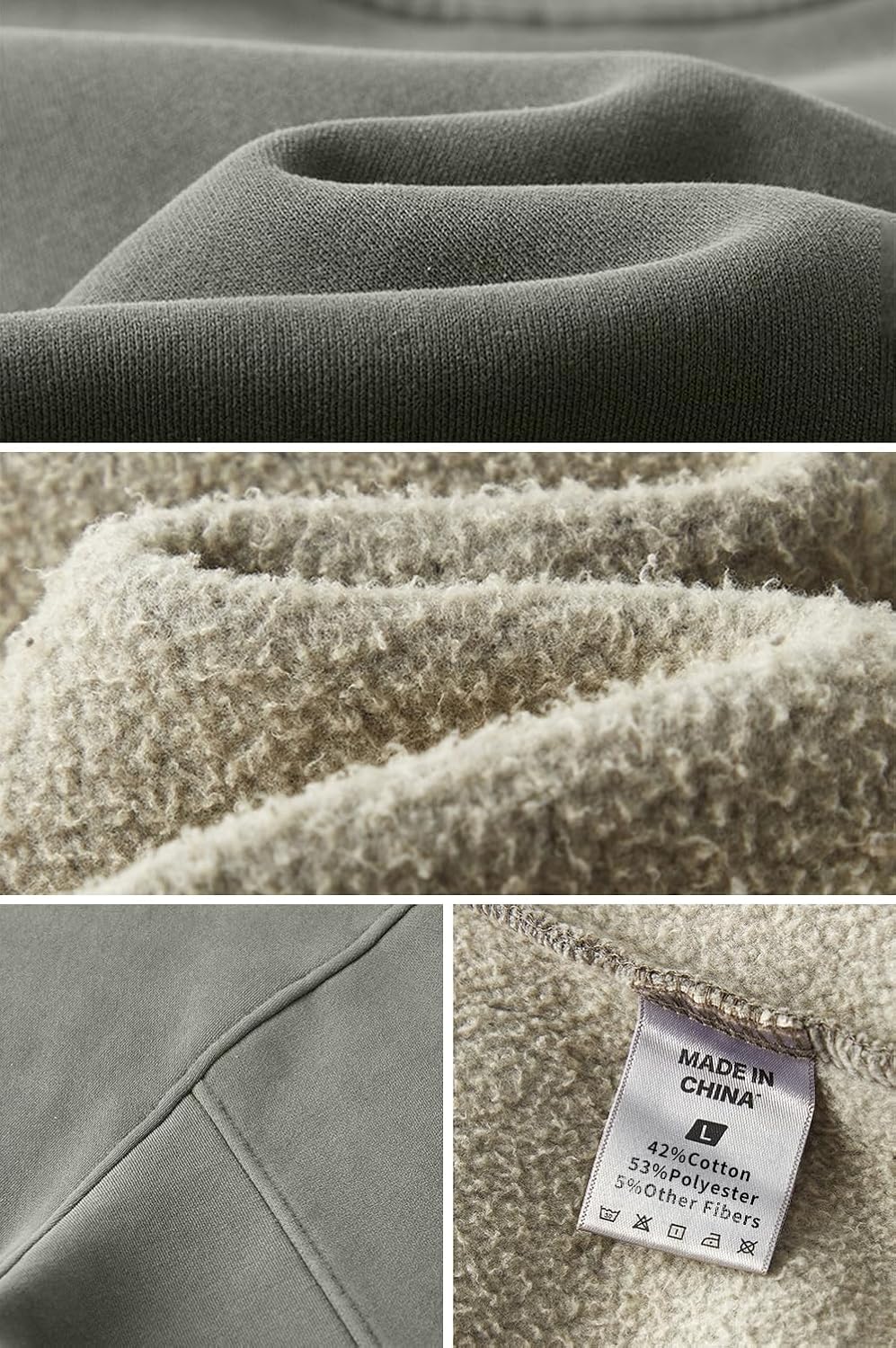 Hatant Sweatshirt for Women Acid Wash Athletic Hoodie Heritage Fleece V-neck Long Sleeve Hoodie Fleece Women Sweatshirt - Image 5