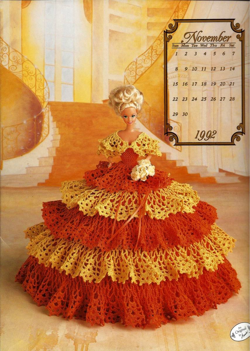 Amazon.com: Annie's Calendar Bed Doll Society - Miss November 1992 - The  Cotillion Girl Collection - 7511 : unknown author: Everything Else