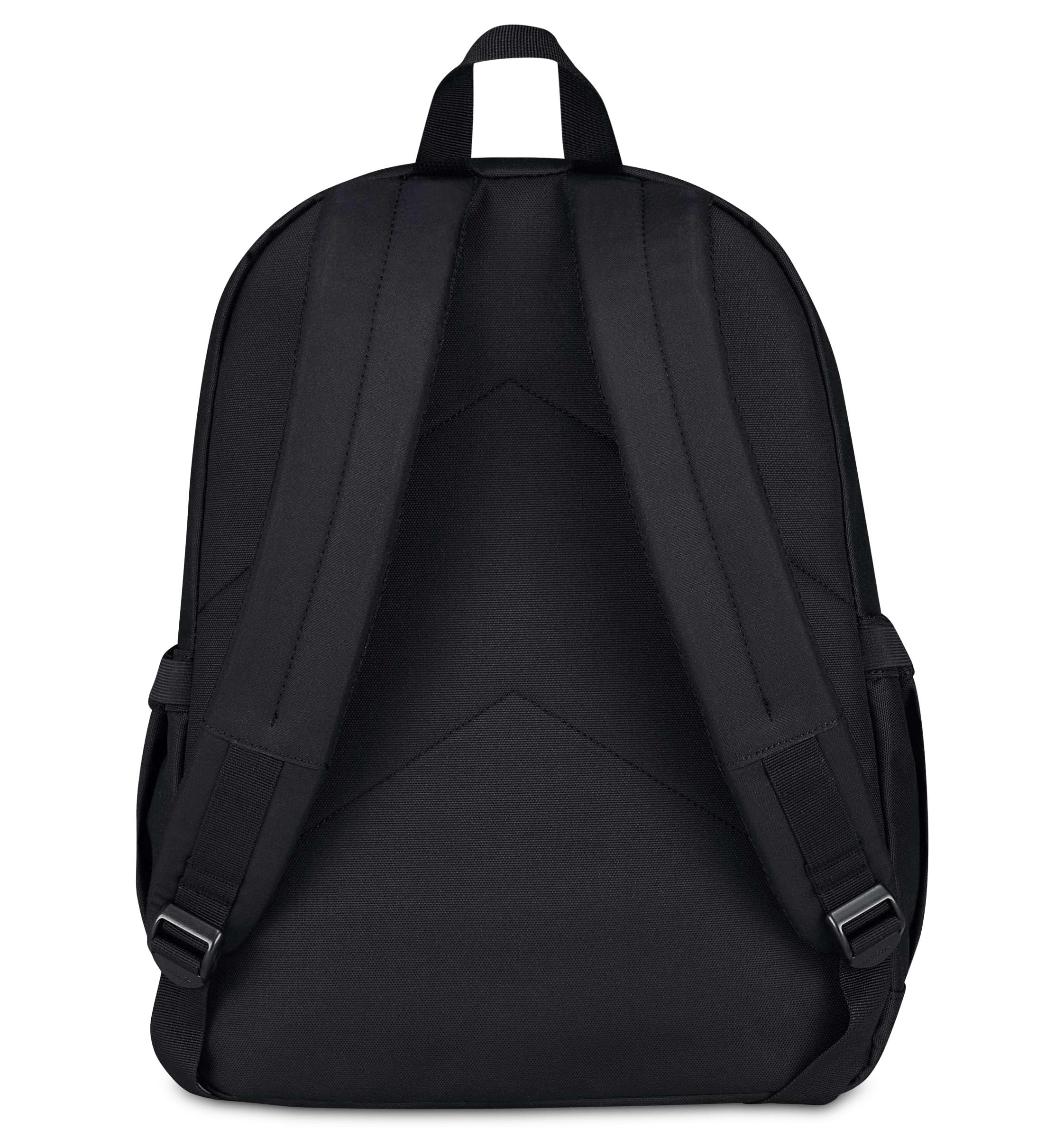 Invicta Jelek Zaino Scuola Media Ragazzo Ragazza, Scuola Superiore, Tinta Unita, Scomparto PC, Tasca Borraccia, nero