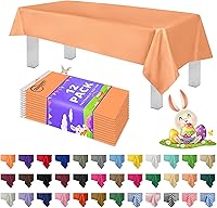 Vista 64 de Mantel de plástico de alta calidad - 54 in. x 108 pulgadas. Grandipity - Mantel rectangular (6 y 12 unidades), Agua (Aqua)