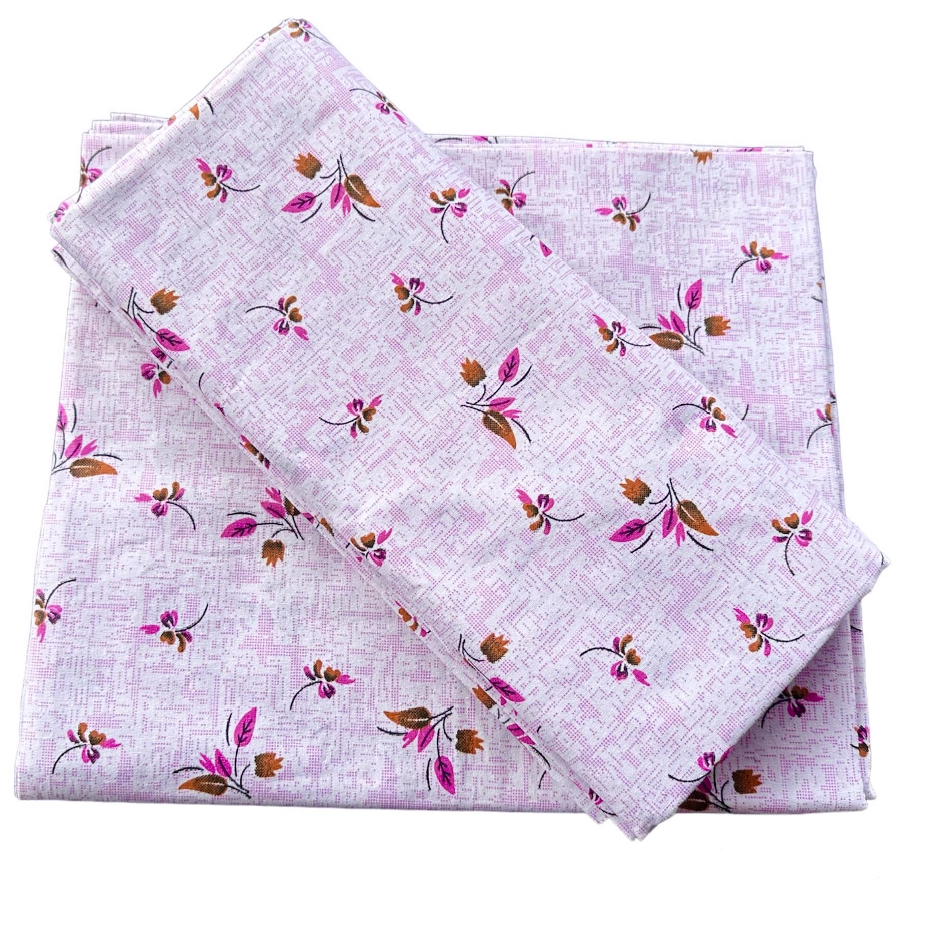 Homescape 100% Fine Cotton Beautiful Floral Thin Layer Soft Top Sheet/Ac Summer Sheet Odhne Wali Cheddar (Top Sheet Size: 60X90) Pink, Set Of 2, 250 TC (B091YKSXXY) Amazon Price History, Amazon Price Tracker