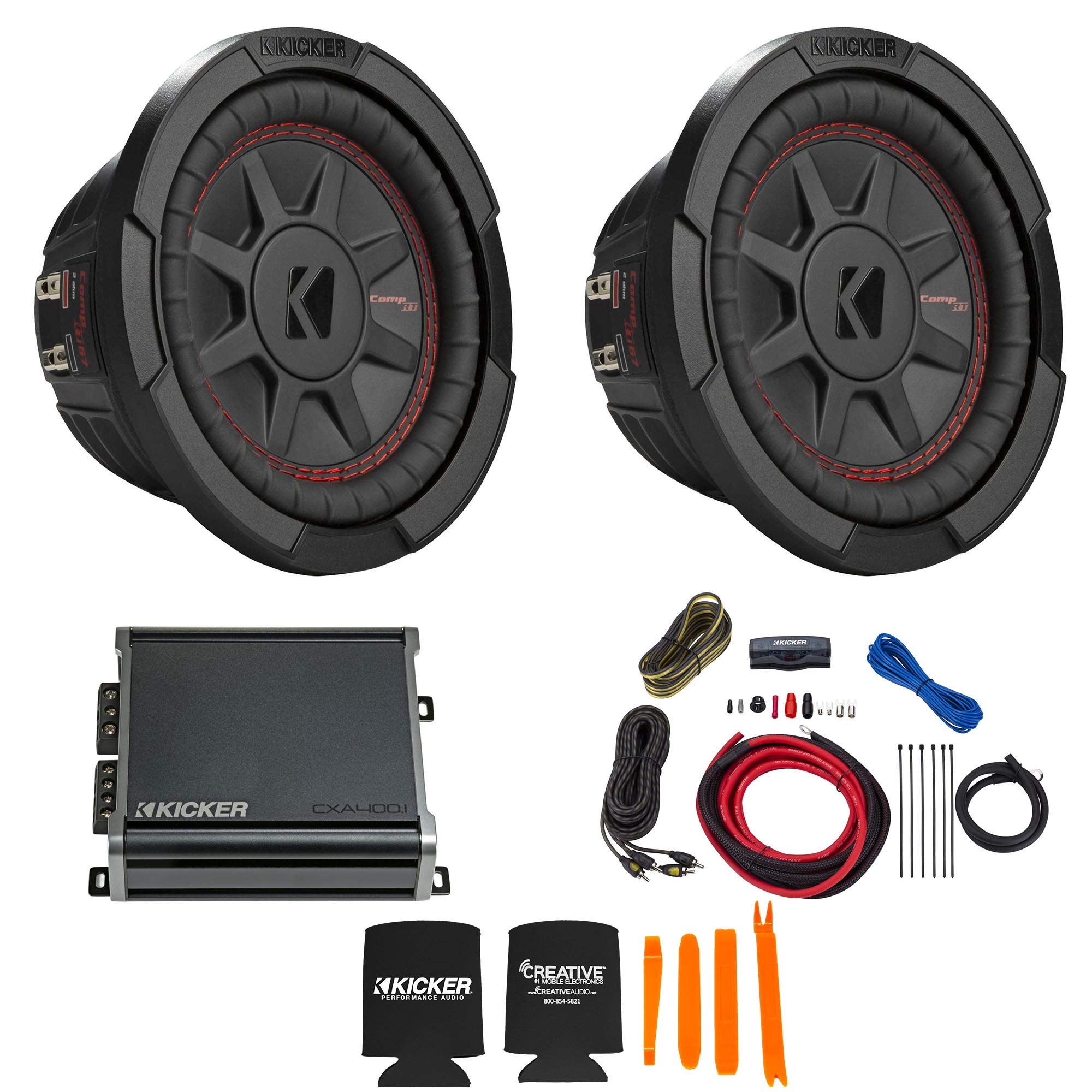 Amazon.co.jp: KICKER 6.75インチ Comp RT 薄型ウーファー 48CWRT672