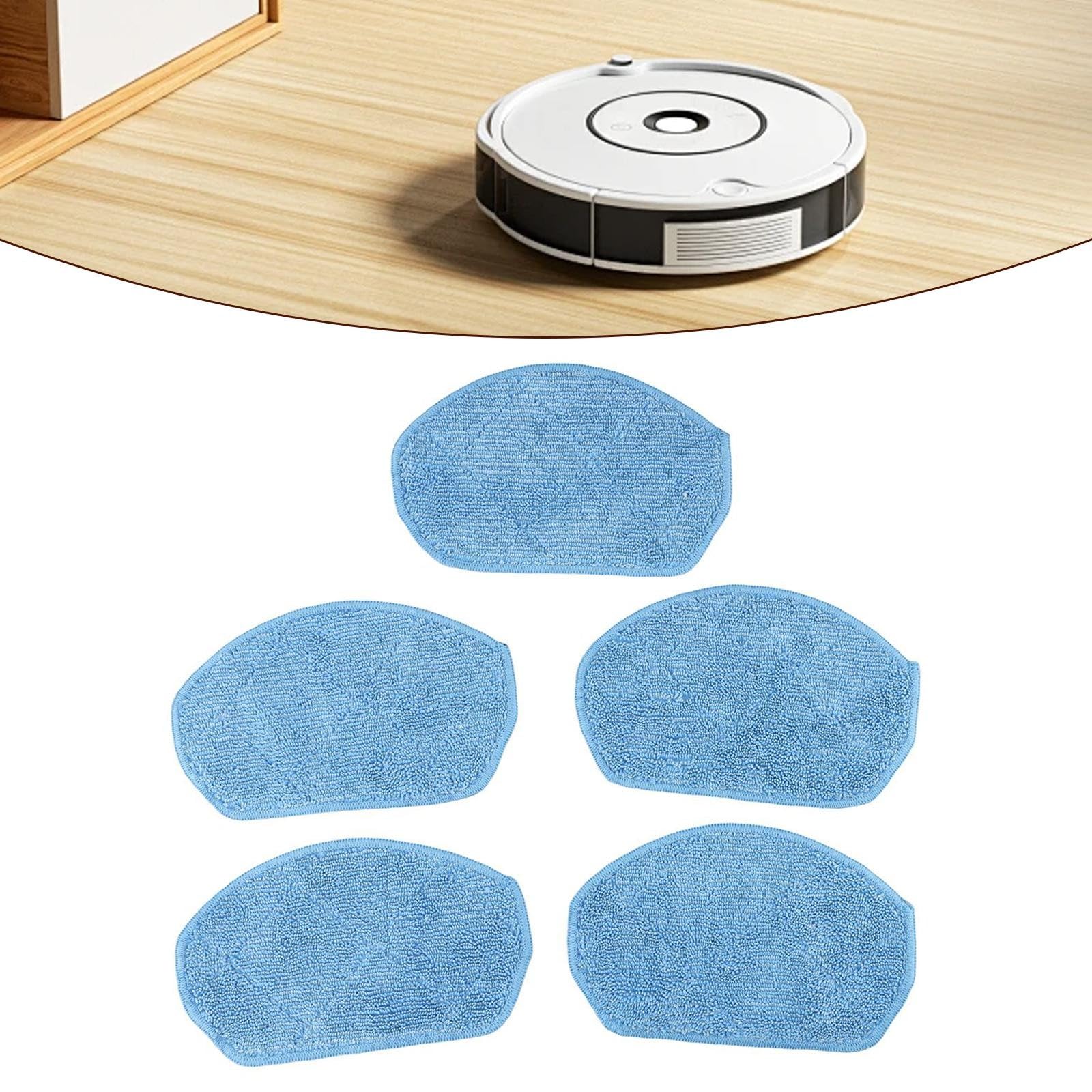 Paño de microfibra para repuesto VCR04W Robot para aspiradora, para almohadillas de limpieza suaves y reutilizables, paquete de 5