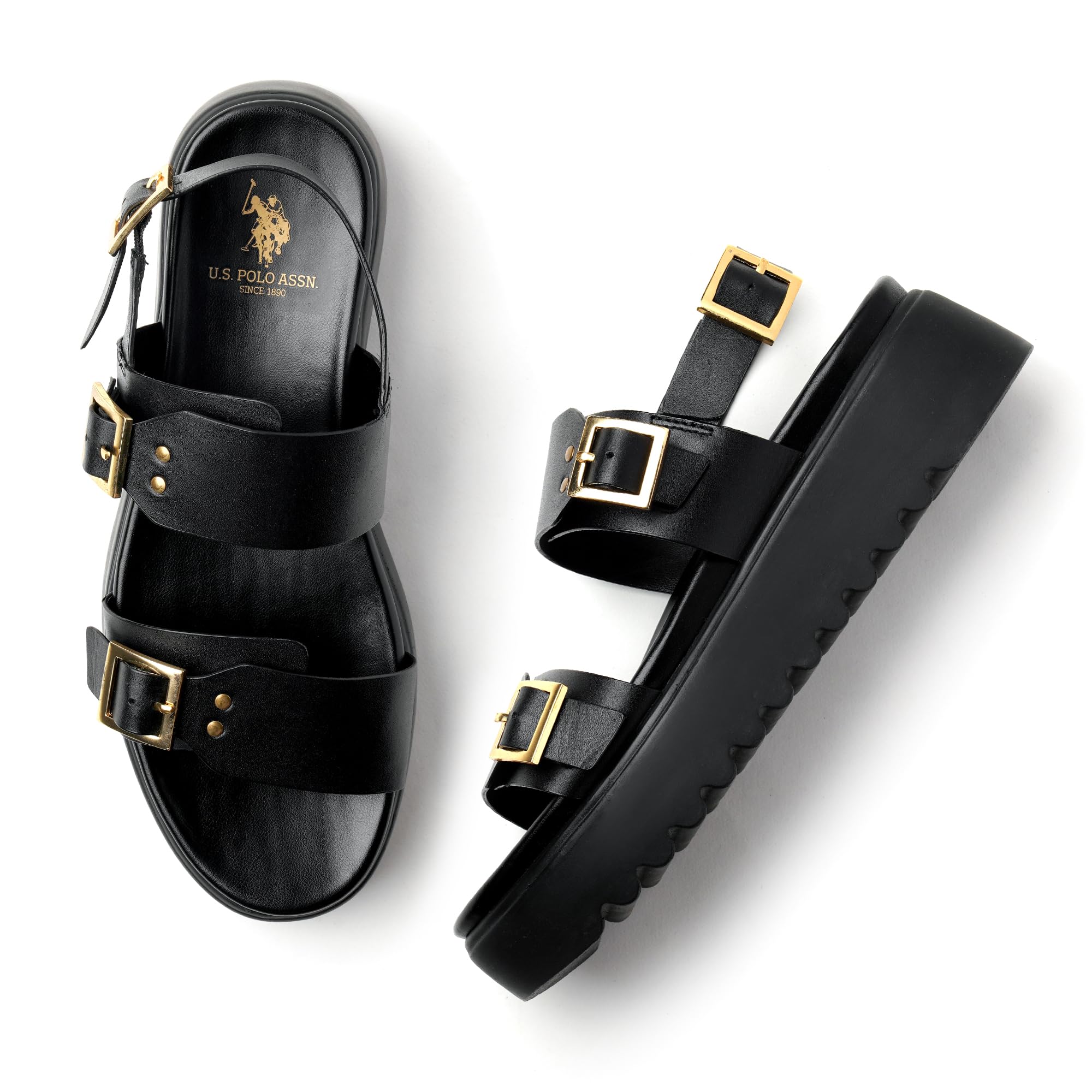 u.s. polo assn. Women Buckle Sandal-picture-34