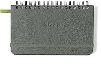 AGENDA PLANNER WIRE-O 2026 CLASSICA SEMANAL OFFICE 15,5X9 VERDE OLIVA