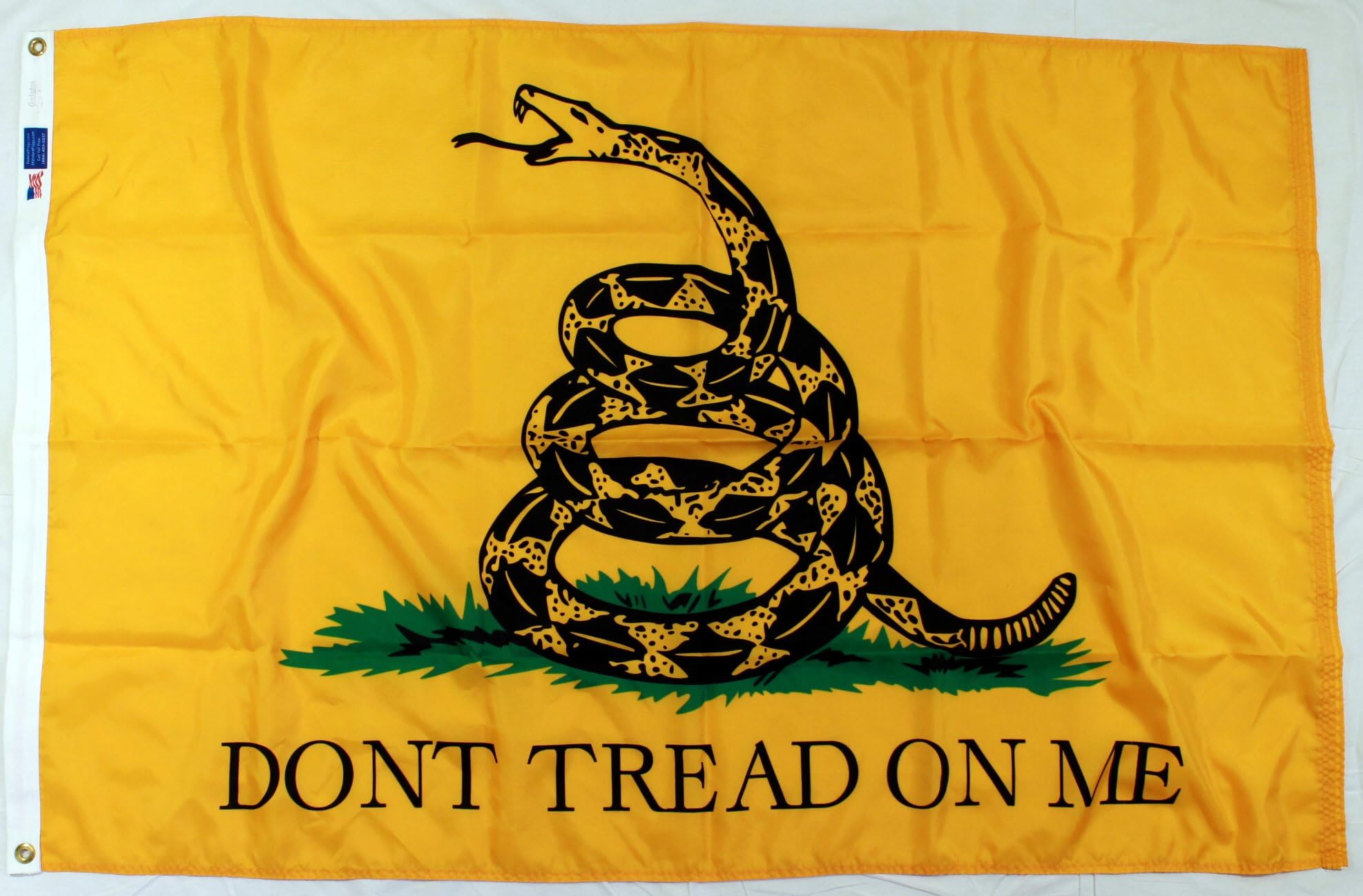 3x5ft Gadsden Flag/Don't Tread on Me Flag/Tea Party Flag - 100% Made in USA Materials & Workmanship - A Gadsden Flag You'll Be Proud to Own …