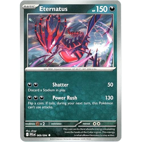 Eternatus 069/094 - Phantasmal Flames - NM/M