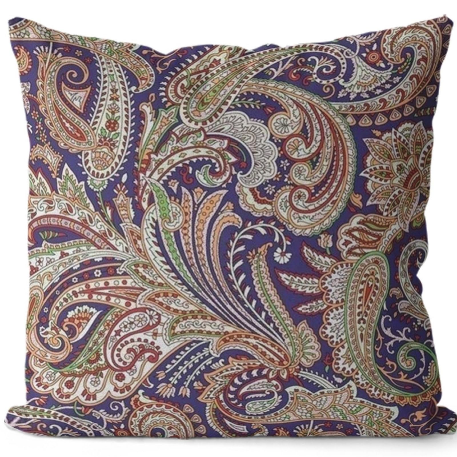 wxlmom Cushion Covers 40cm x 40cm Purple Grey Pillowcase Invisible Zipper