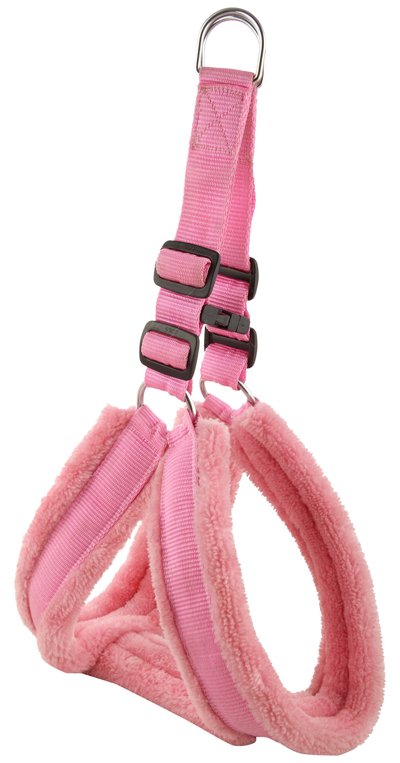 Skora Pink Fancy Fur Large 1,25 inch Dog Harness(Large,Pink) (B072L834ZF) Amazon Price History, Amazon Price Tracker