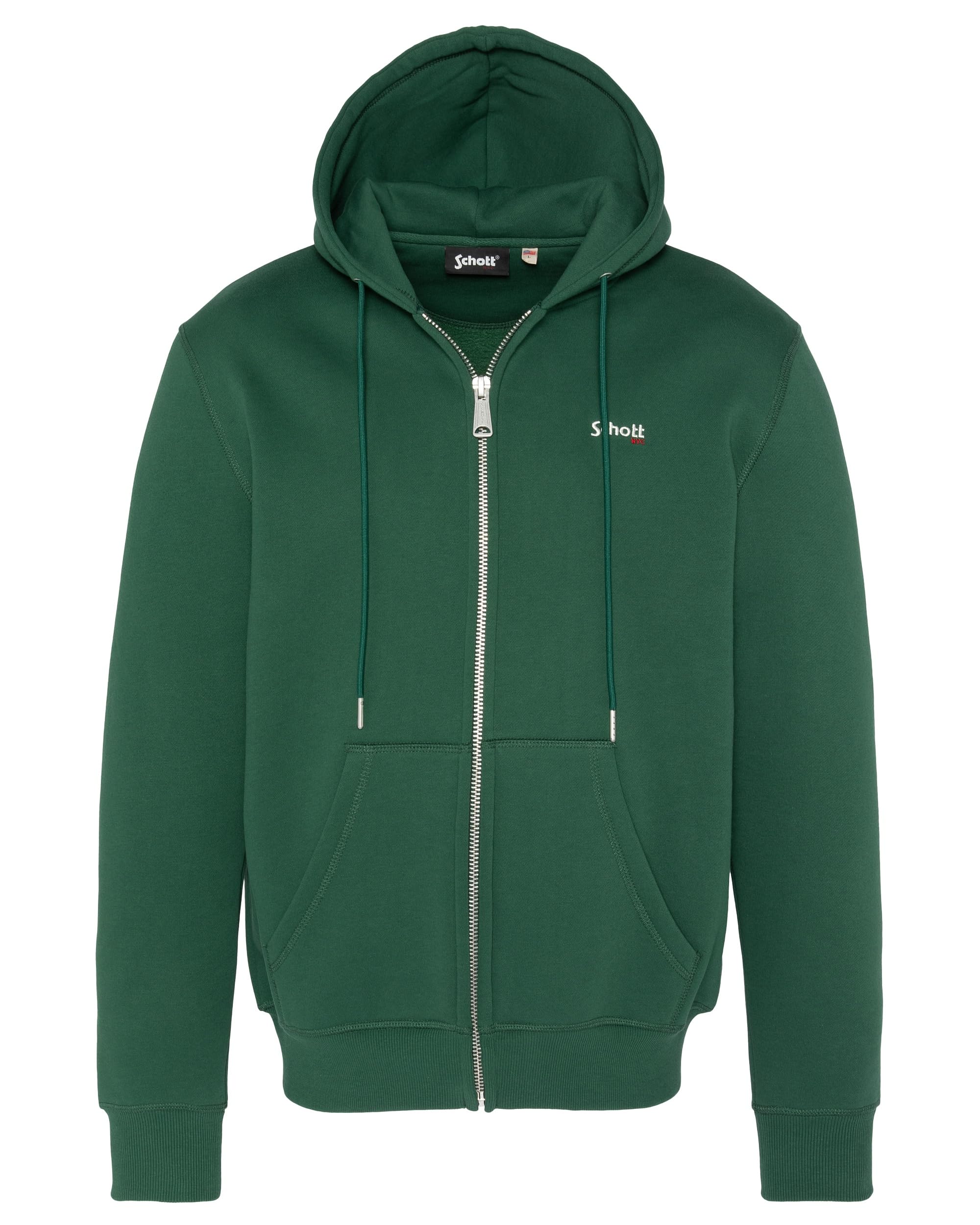 Schott Nyc Unisex Green Cardigan Sweater Xxl