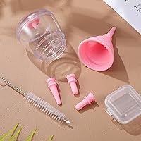 Vista 7 de Mipcase Botellas para gatitos, mini botellas para cachorros con 4 biberones de plástico para mascotas con cepillo de limpieza para alimentar gatitos