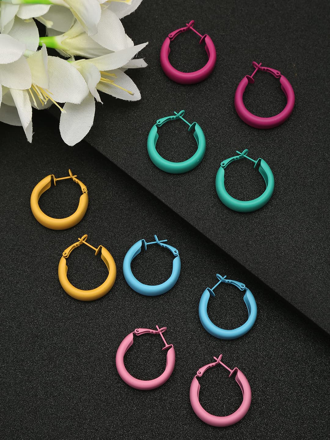 Set of 5 Pairs Earrings for Women
