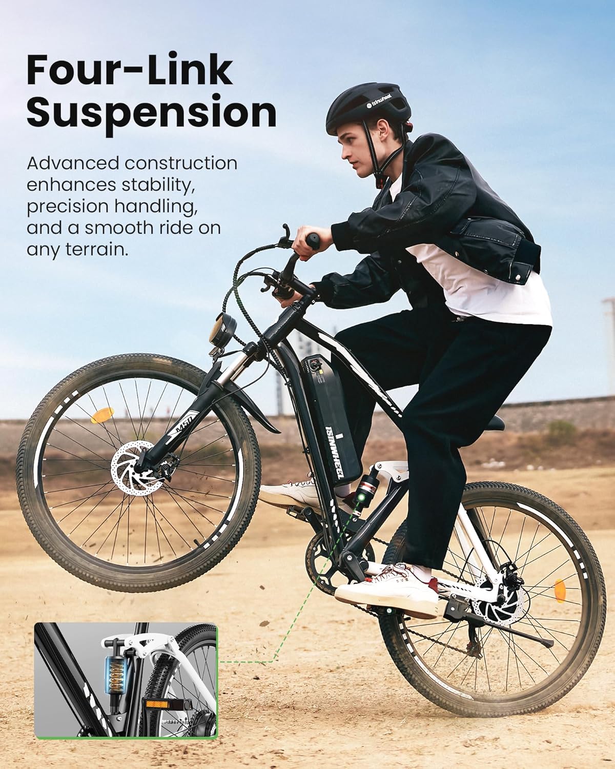 isinwheel Electric Bike for Adult 500W Motor, 20 MPH Folding Ebike, 14"/16"/20"/26" Adult Electric Bicycles with Smart Uphill, 7.8/10.4Ah Battery, E Bikes for Adults and Teens