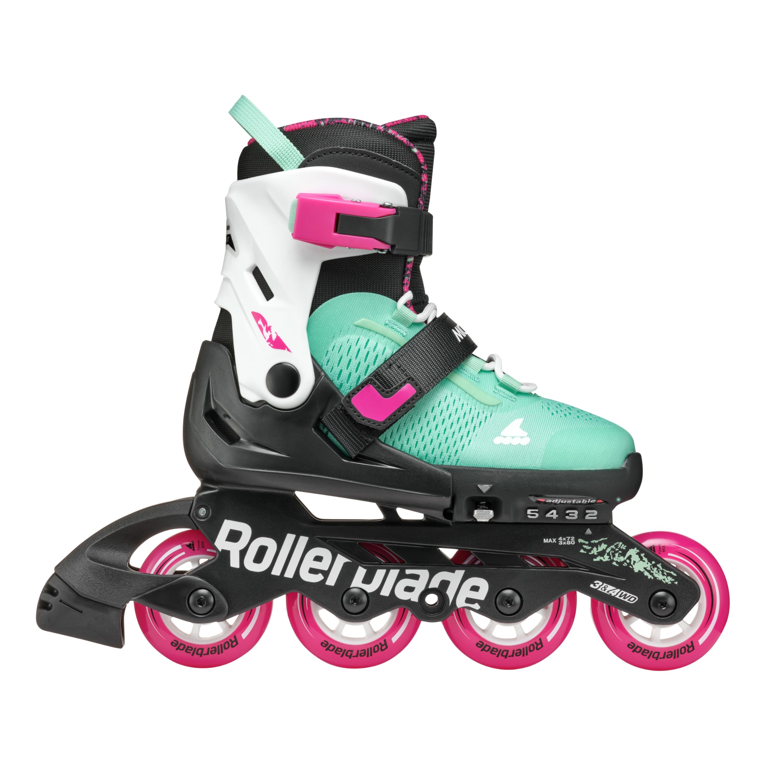 Rollerblade Microblade Xt, Pattini in Linea Bambina