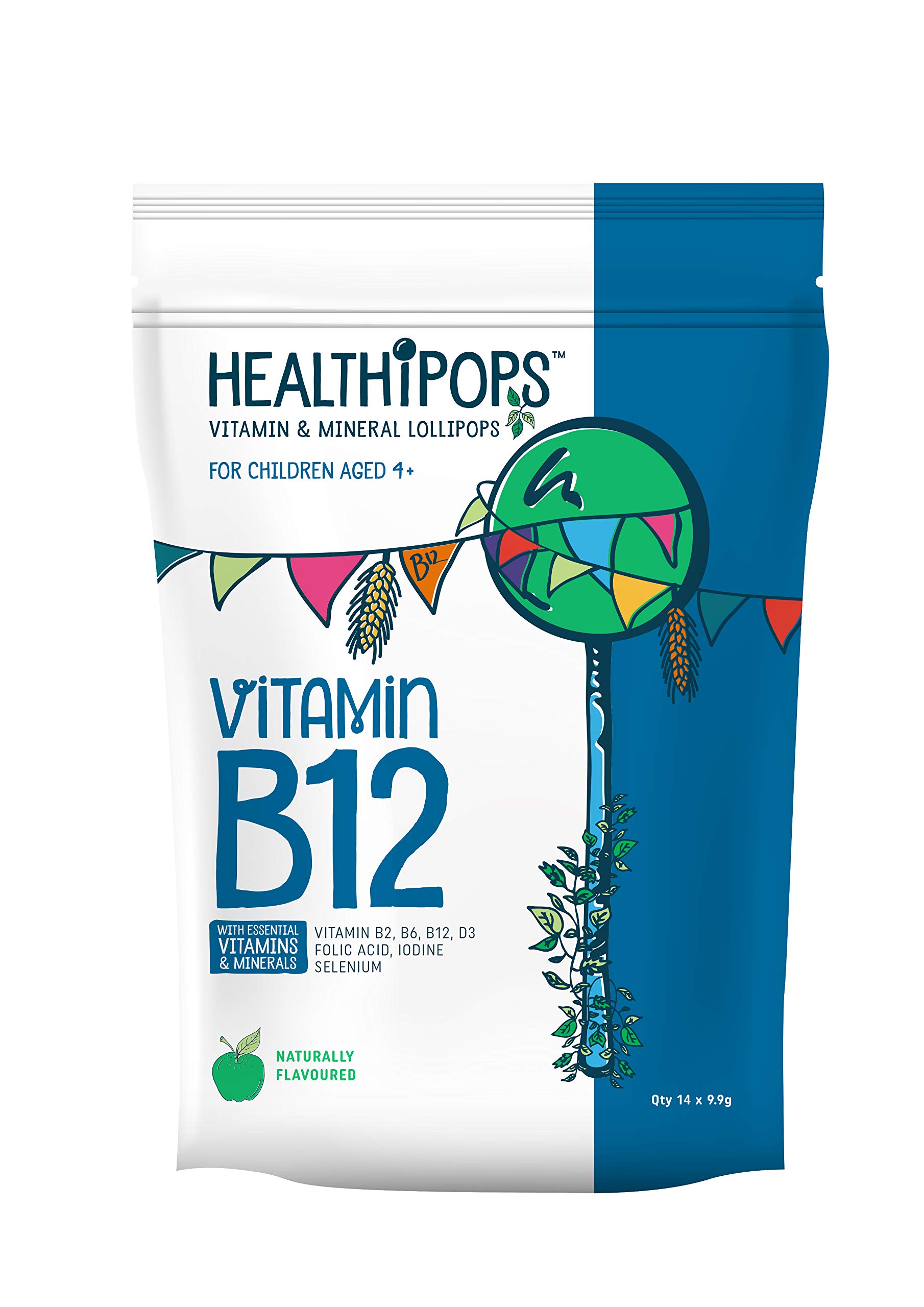 Buy Healthipops Vitamin & Mineral Lollipops Vitamin B12 with B2, B6