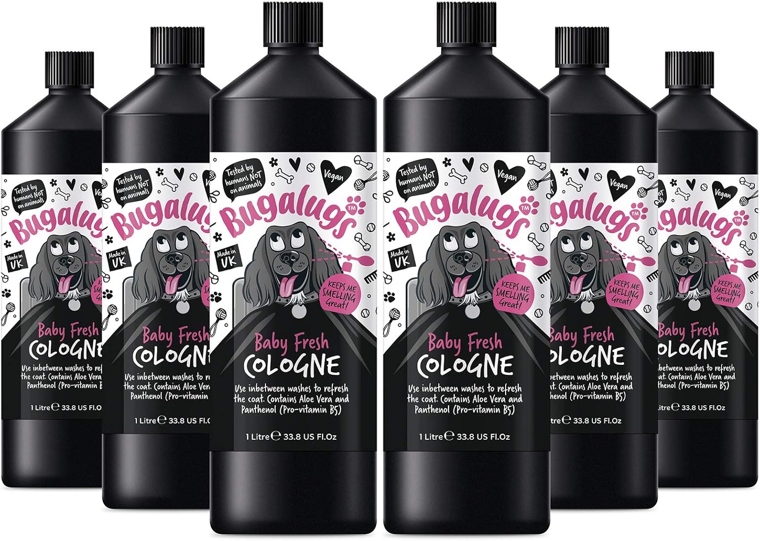 BUGALUGS Baby Fresh Dog Shampoo Dog Grooming Shampoo