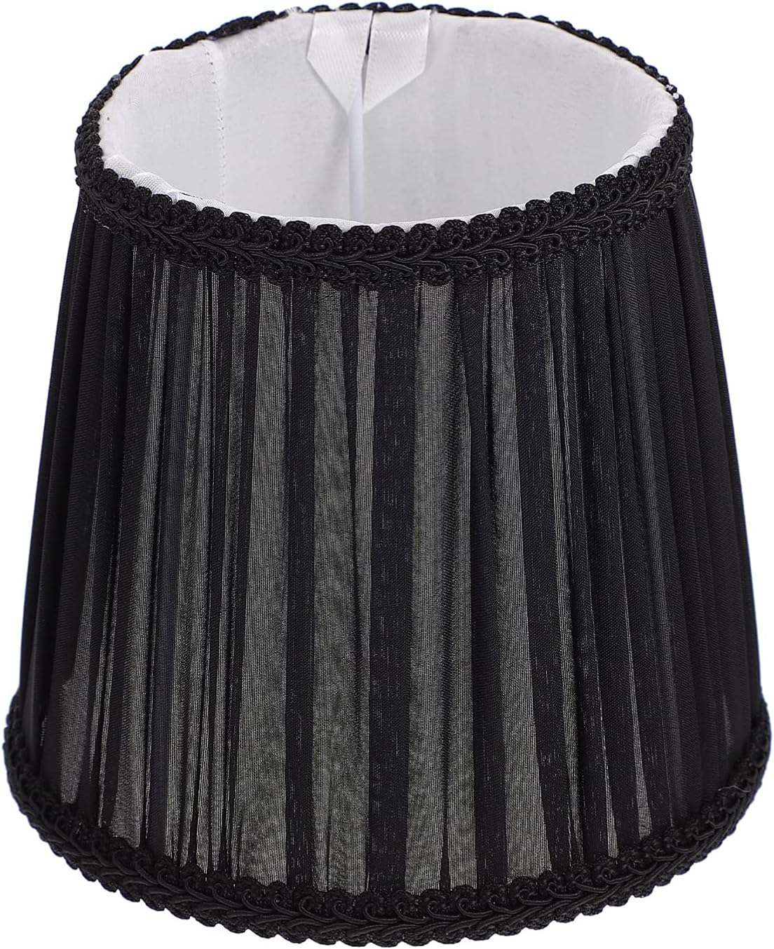 Uonlytech E14 Cloth Lampshade Handmade Fabric Cover for Meson Type Lamp 5.90X4.33X5.51 Inch Decorative Wall Lamp Shade for Living Room and Dining Room Lighting